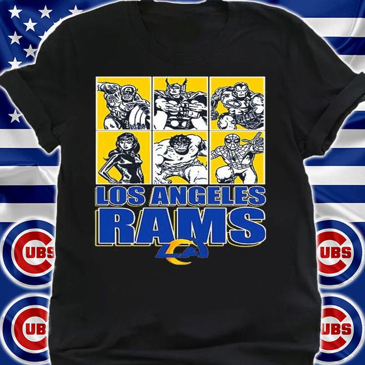 Los Angeles Rams Disney Marvel Avengers Line-Up shirt