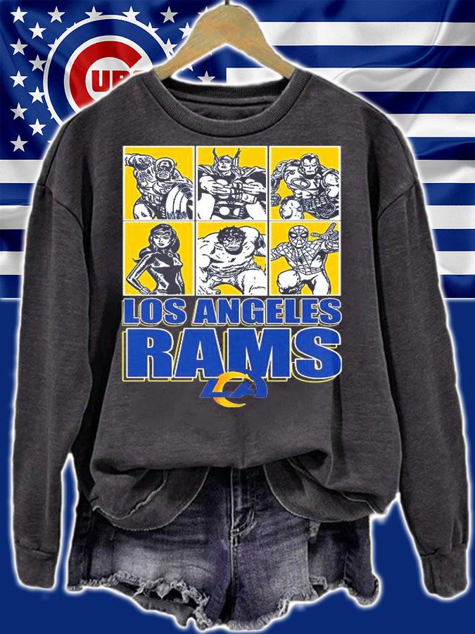 Los Angeles Rams Disney Marvel Avengers Line-Up shirt