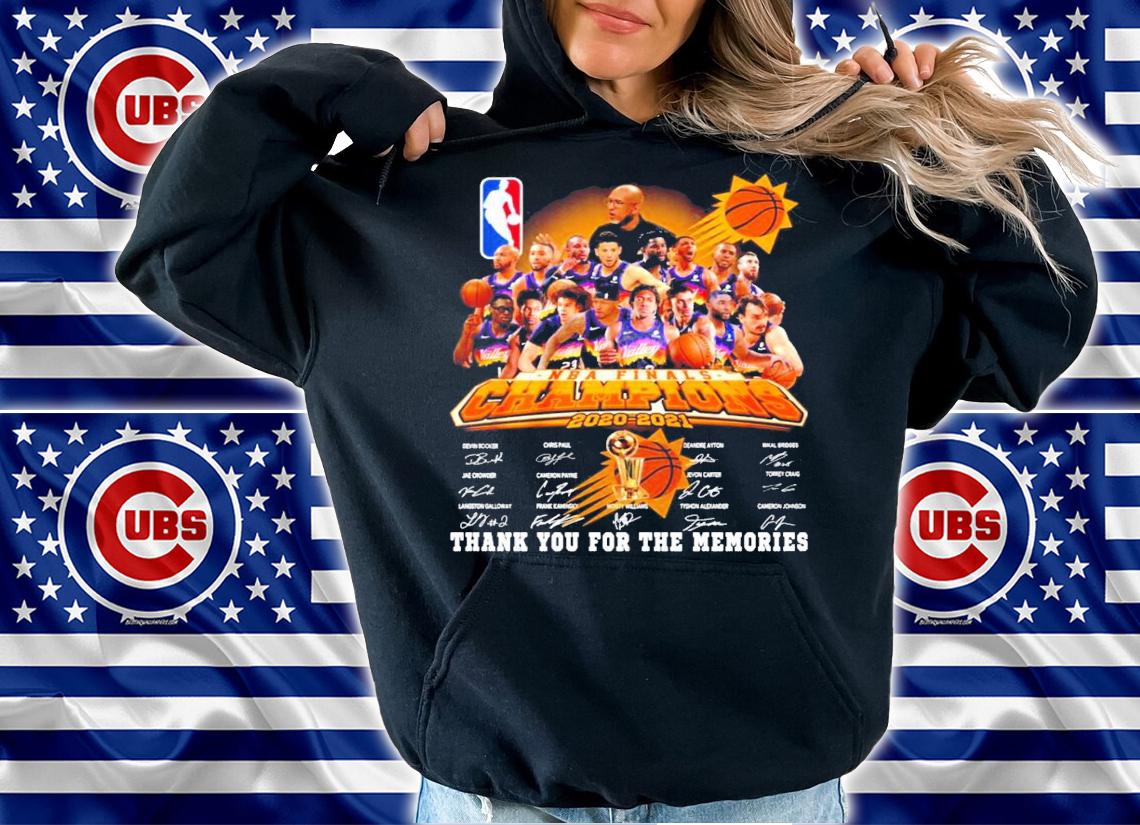 NBA Finals Champions 2020-2021 Phoenix Suns signatures shirt
