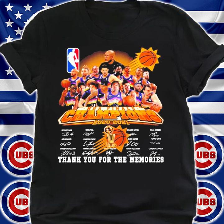 NBA Finals Champions 2020-2021 Phoenix Suns signatures shirt