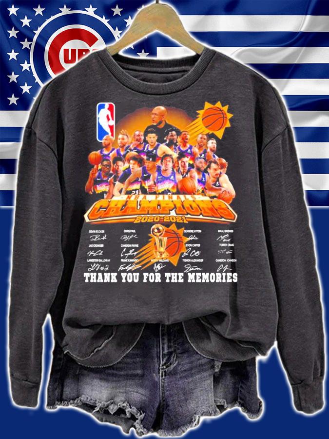 NBA Finals Champions 2020-2021 Phoenix Suns signatures shirt