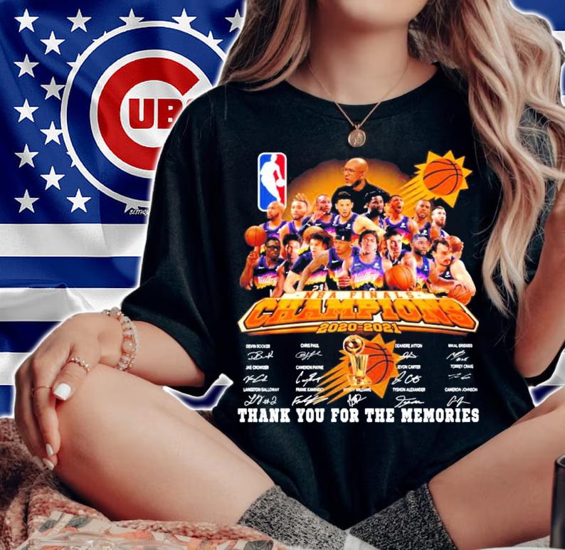 NBA Finals Champions 2020-2021 Phoenix Suns signatures shirt