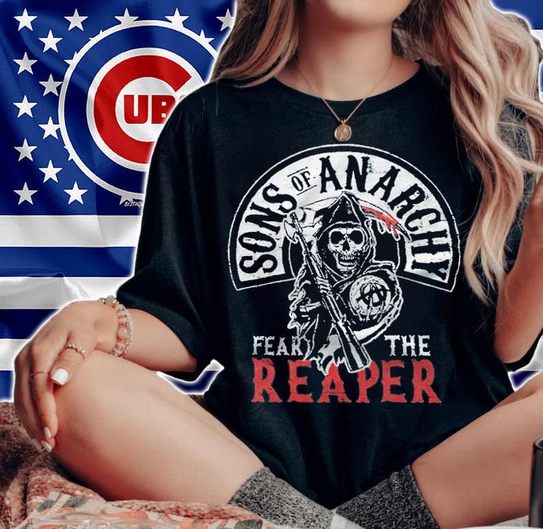 Sons of anarchy fear the reaper T-shirt woman shirt