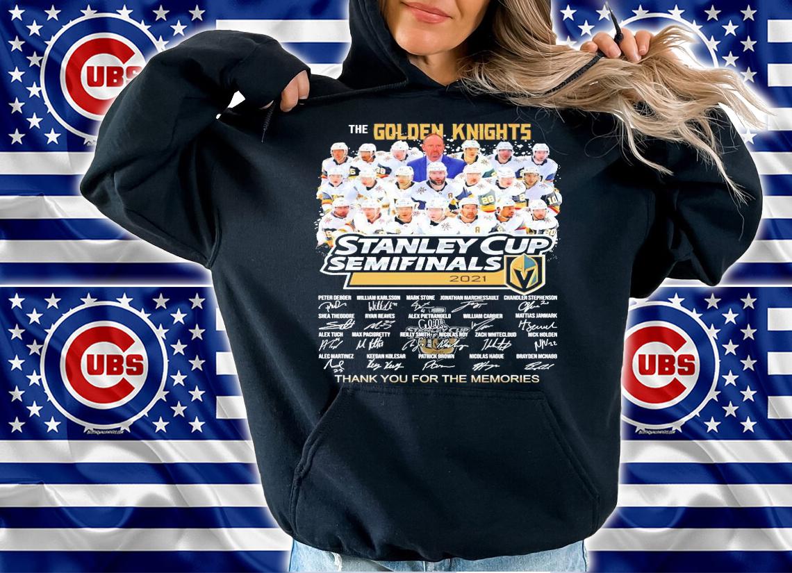 The Golden Knights Stanley Cup Semifinals 2021 Vegas signatures shirt