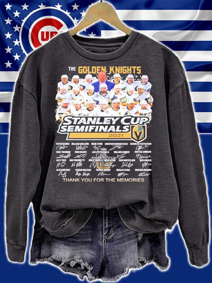 The Golden Knights Stanley Cup Semifinals 2021 Vegas signatures shirt