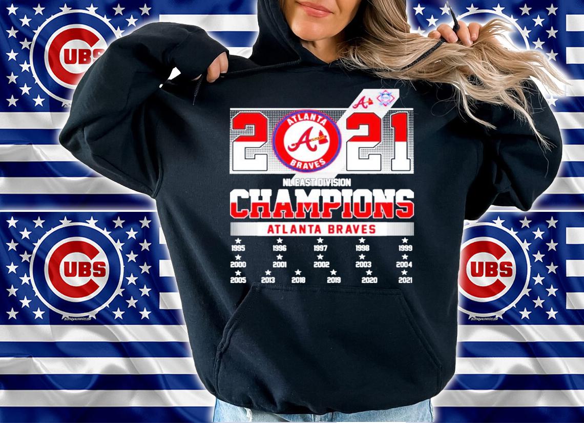 2021 Atlanta Braves NL East Division Champions shirt hoodie