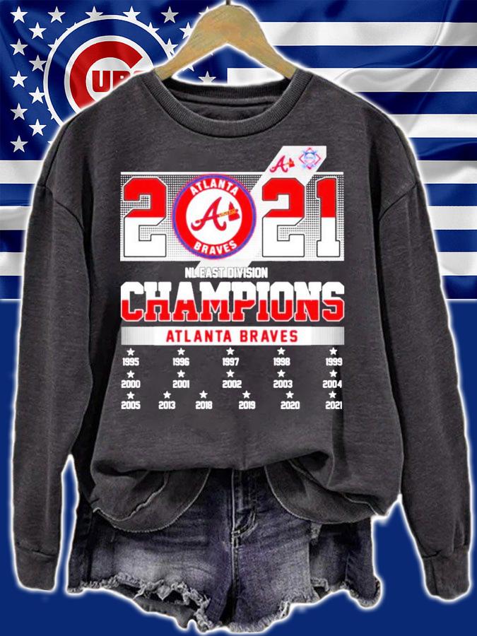 2021 Atlanta Braves NL East Division Champions shirt sweatshirt