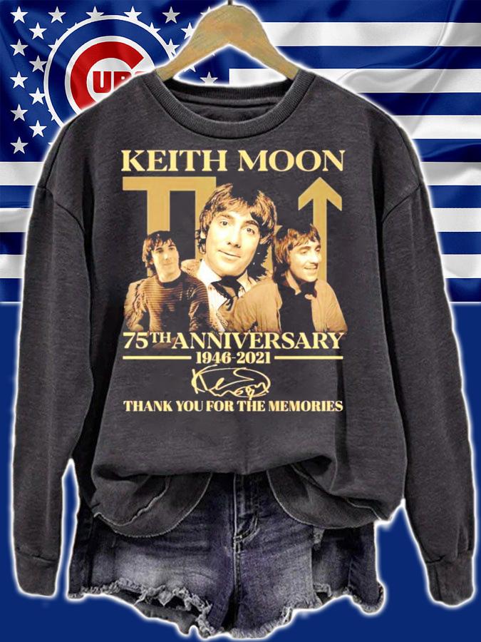 Keith Moon 75th anniversary 1946-2021 signature shirt