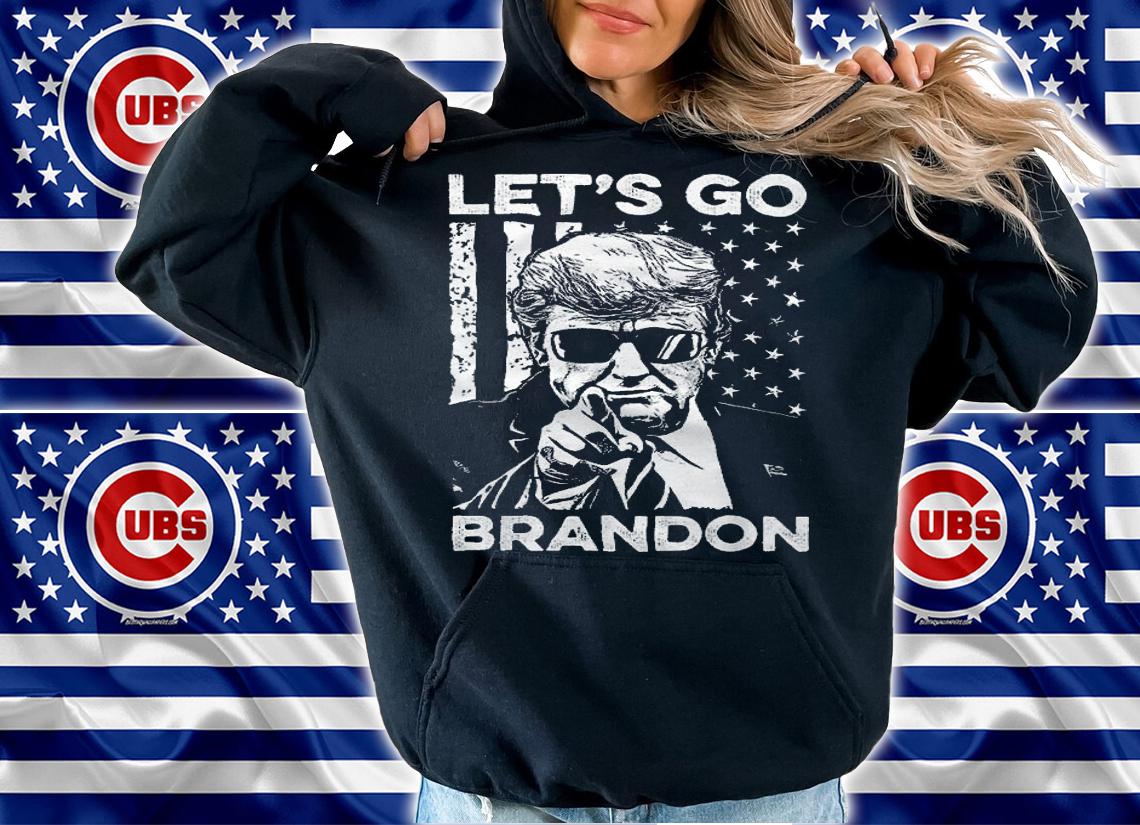 Lets Go Brandon USA Flag Funny, Impeach Biden, Trump Supporter T-Shirt hoodie