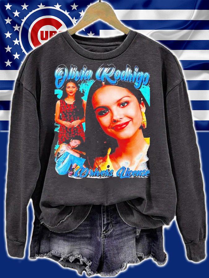 Olivia Rodrigo drivers license T-shirt sweatshirt