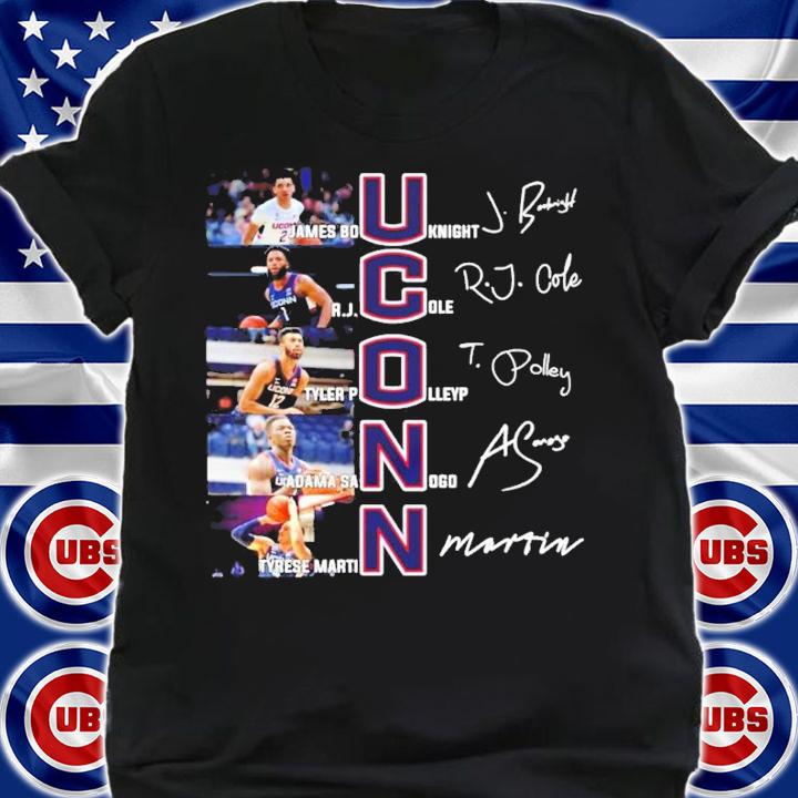 UCONN James Bouknight RJ Cole Tyler Polley Adama Sanogo Tyrese Martin signature shirt t-shirt