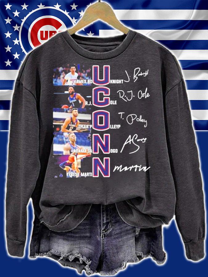 UCONN James Bouknight RJ Cole Tyler Polley Adama Sanogo Tyrese Martin signature shirt t-shirt