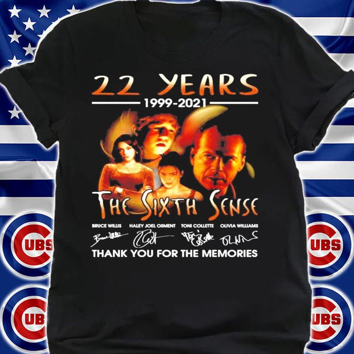 22 years 1999-2021 The Sixth Sense signatures shirt shirt