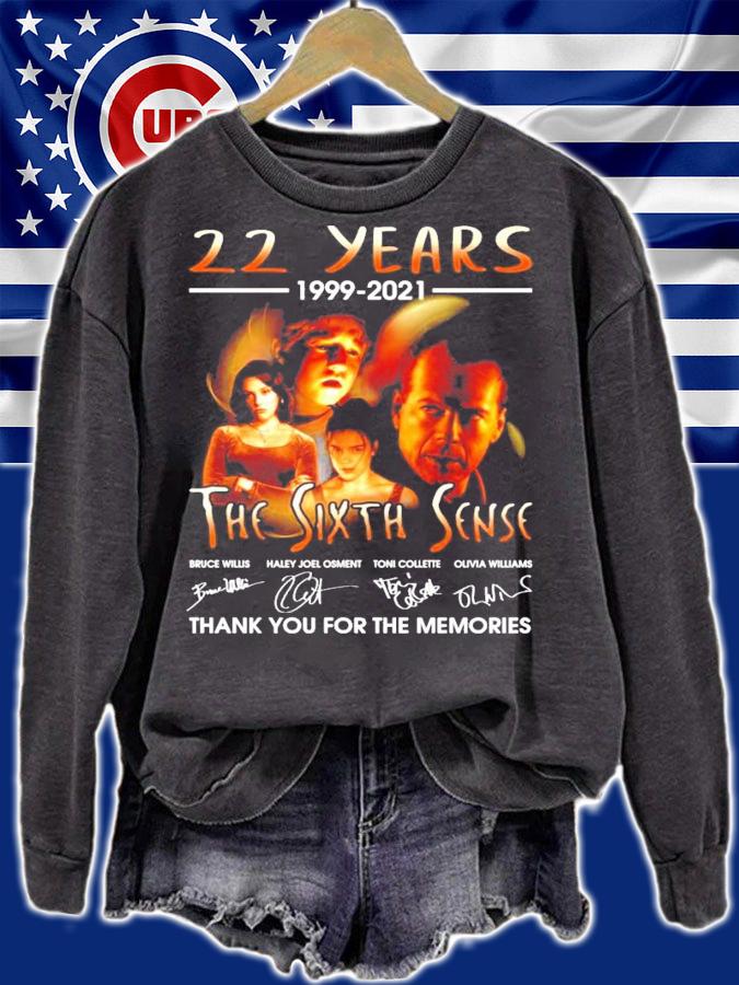 22 years 1999-2021 The Sixth Sense signatures shirt sweatshirt