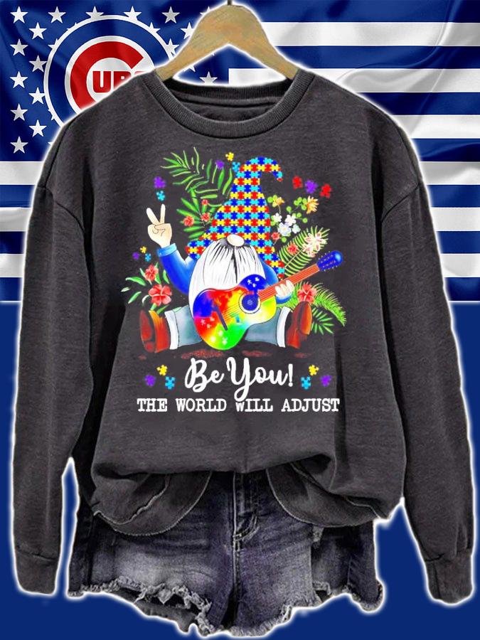 Autism Gnome peace be you the world will adjust shirt sweatshirt