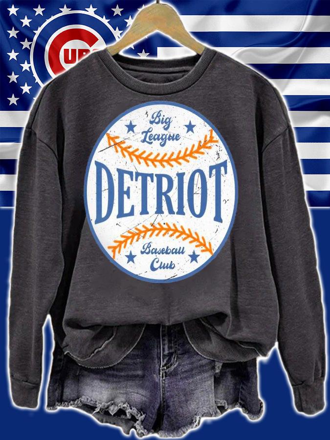 Big League Detroit baseball club shirt