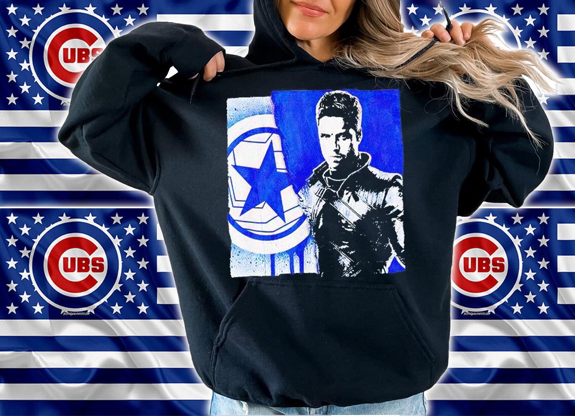 Marvel the Falcon and the Winter Soldier Bucky Barnes flag T-shirt hoodie