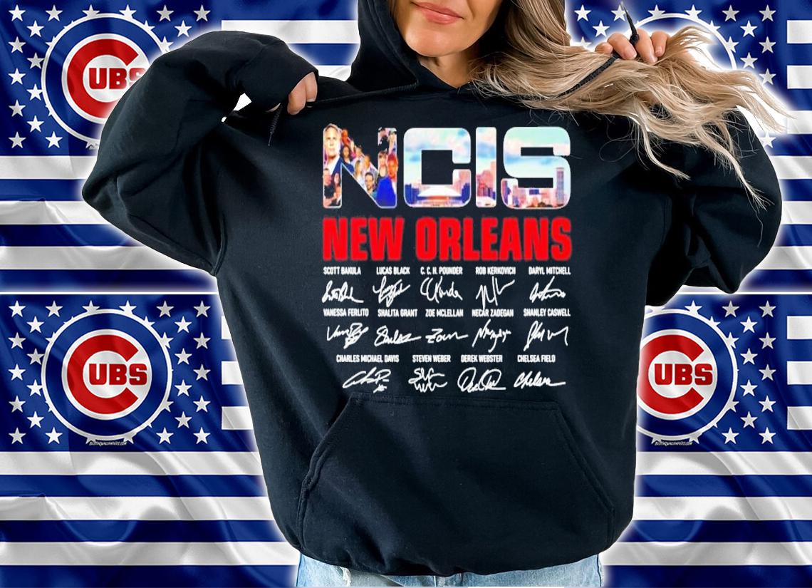 NCIS New Orleans city signature shirt hoodie