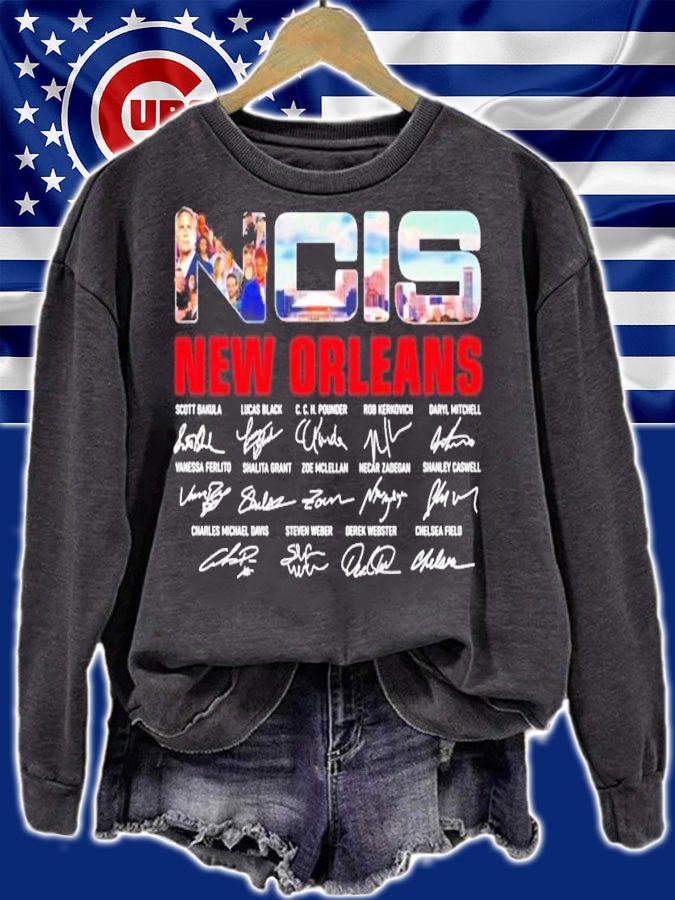 NCIS New Orleans city signature shirt sweatshirt