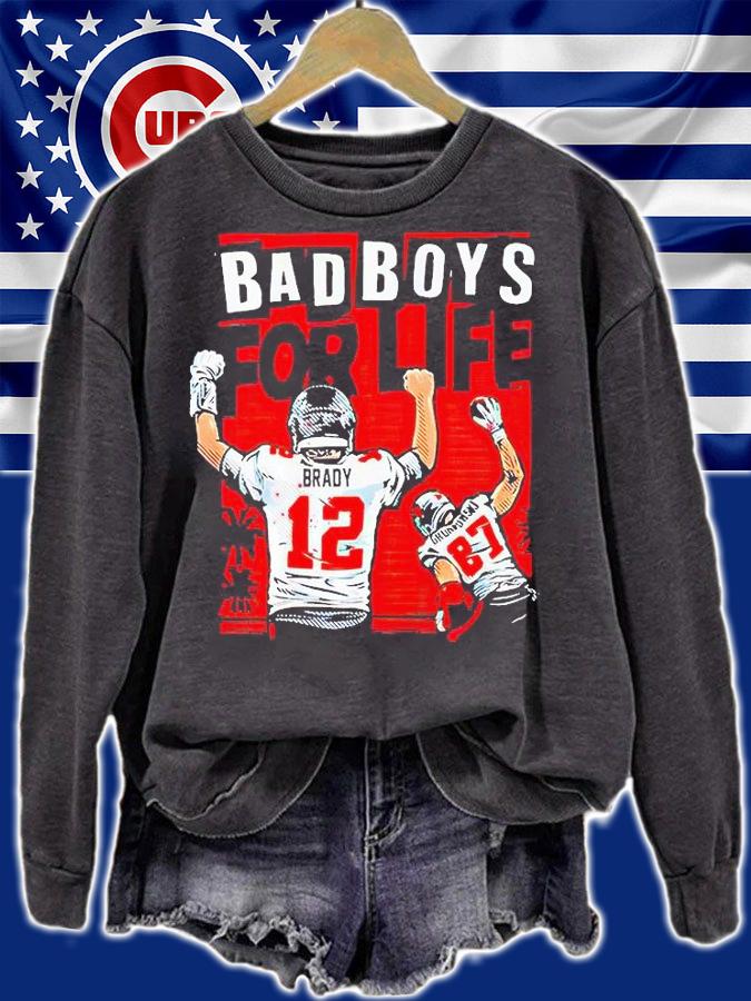 Tom Brady and Rob Gronkowski bad Boys for life T-shirt sweatshirt