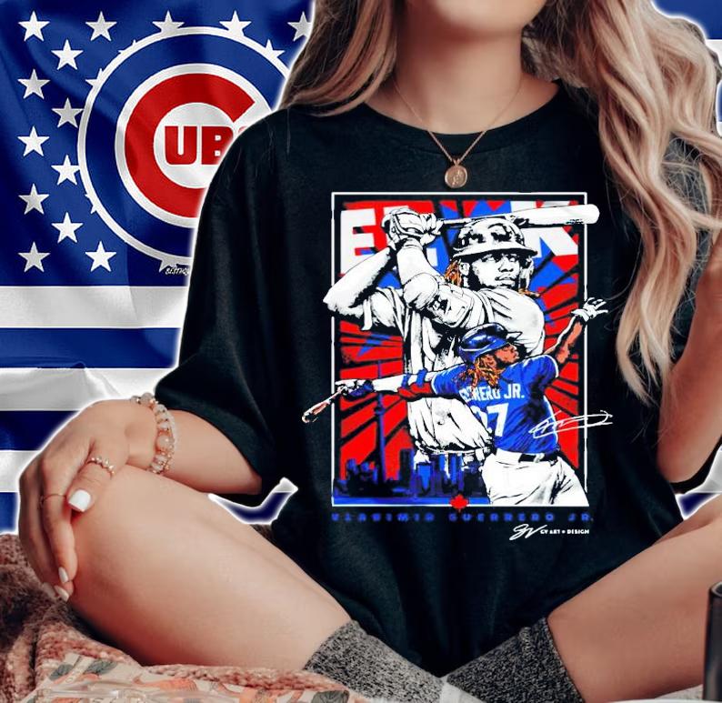 Vladimir Guerrero Jr. signature t-shirt woman shirt