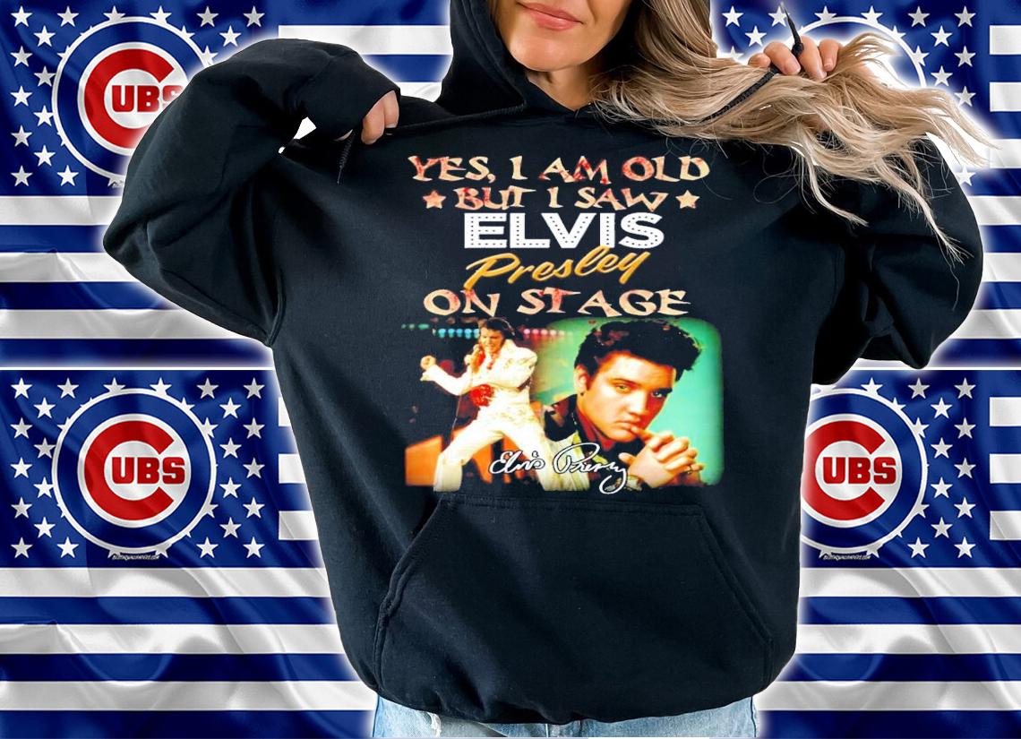 Yes I am old but I saw Evil presley on stage signature t-shirt