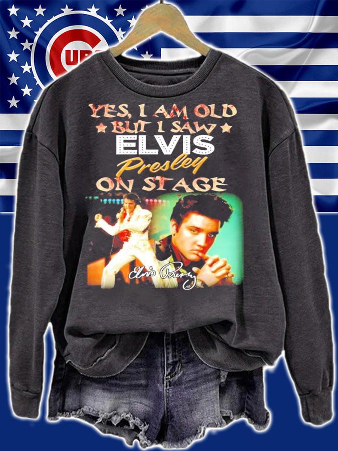 Yes I am old but I saw Evil presley on stage signature t-shirt