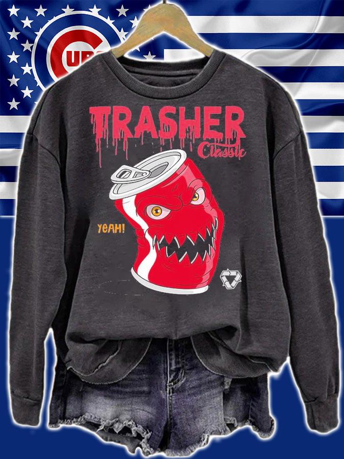 Angry Soda cans trasher classic yeah T-shirt sweatshirt