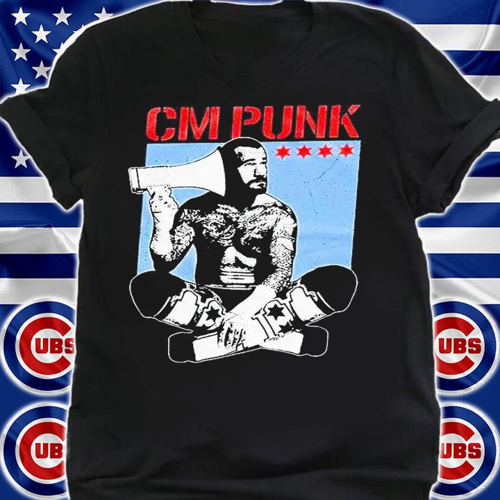 CM Punk AEW all elite wrestling T-shirt shirt