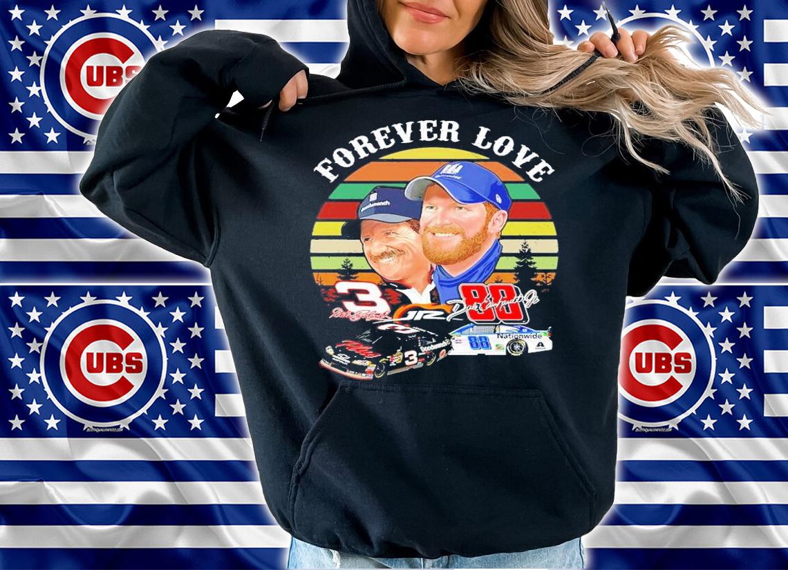 Dale Earnhardt Jr Forever love 3 Jr 88 nationwide vintage shirt hoodie