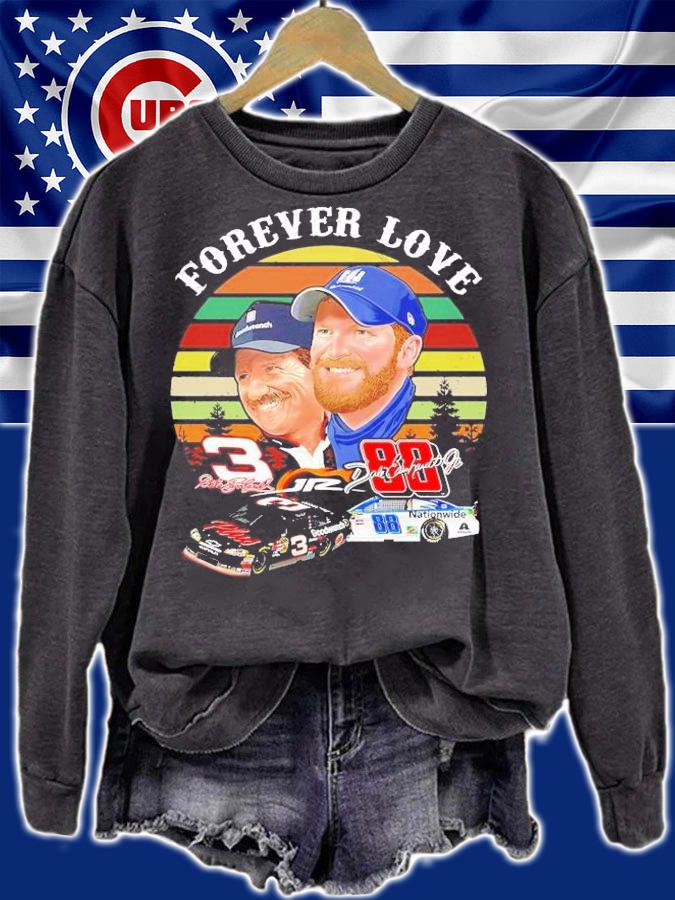Dale Earnhardt Jr Forever love 3 Jr 88 nationwide vintage shirt sweatshirt
