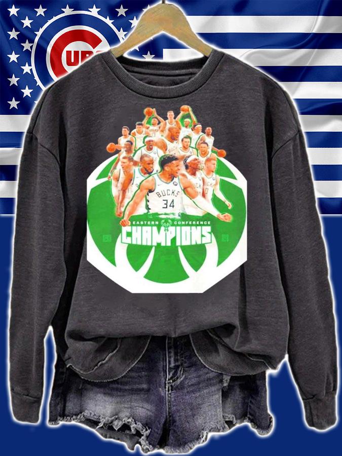 Eastern Conference Champions 2021 Milwaukee Bucks shirt sweatshirt