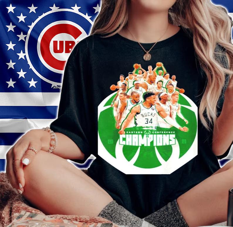 Eastern Conference Champions 2021 Milwaukee Bucks shirt woman shirt