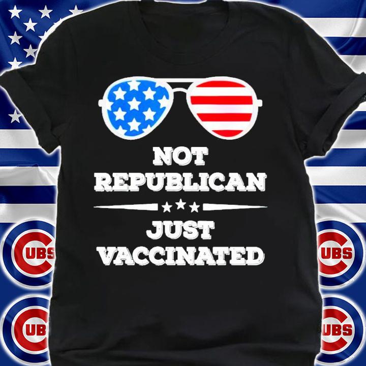 Joe Biden not republican just vaccinated shirt shirt