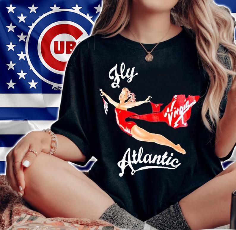 Fly Virgin Atlantic T-shirt woman shirt