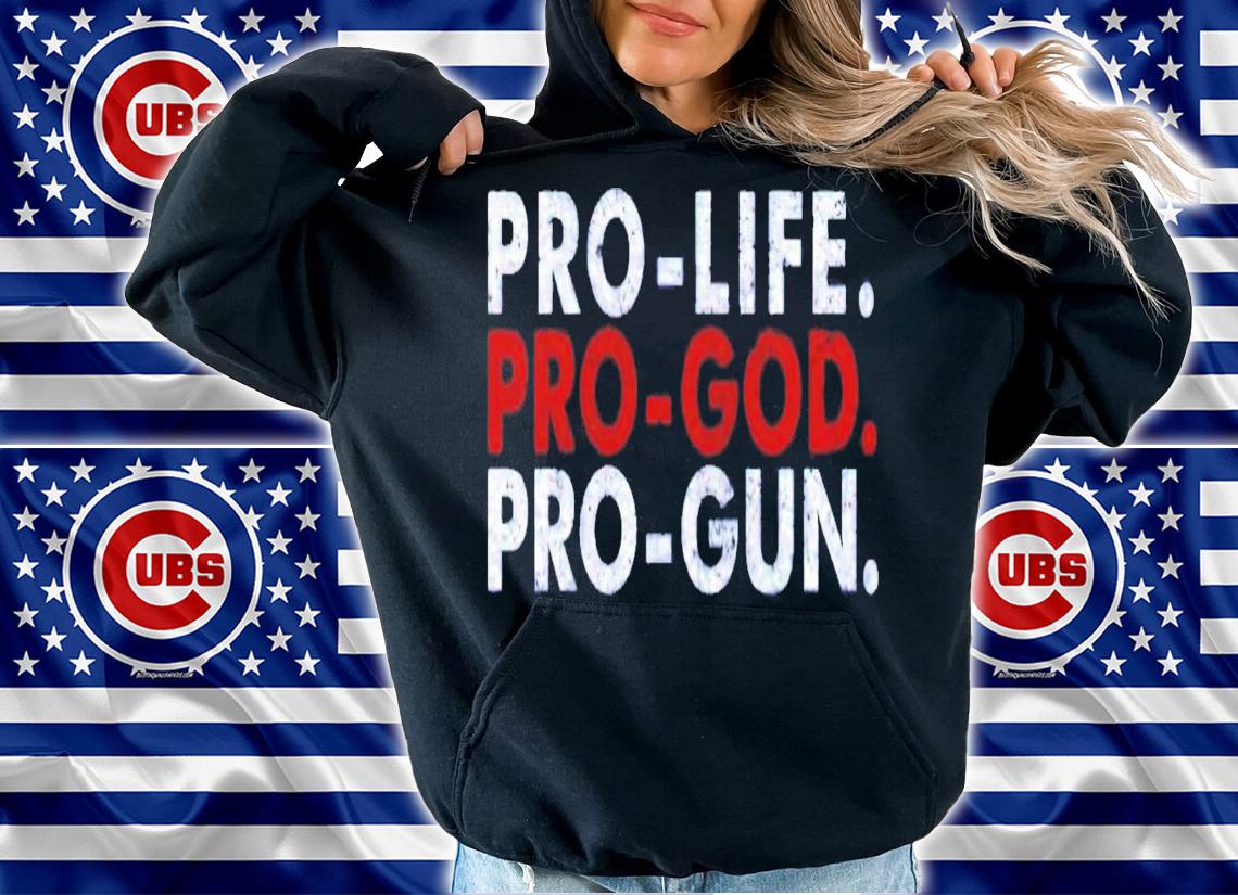 Pro life pro god pro gun shirt hoodie
