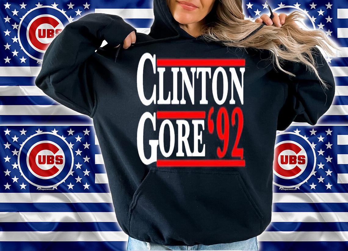 Clinton gore'92 shirt hoodie