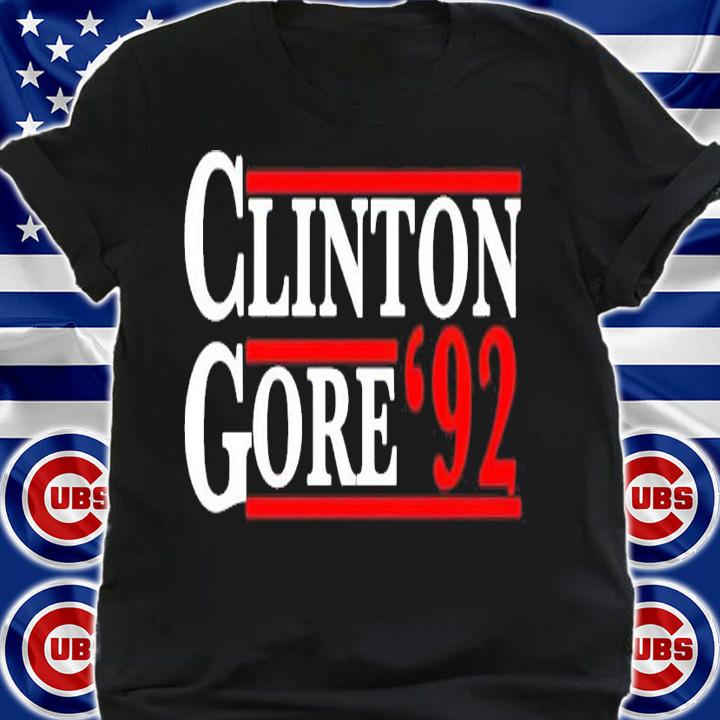 Clinton gore'92 shirt shirt