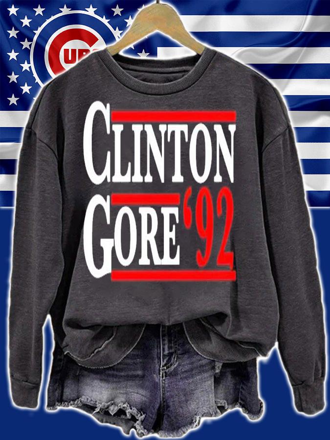Clinton gore'92 shirt sweatshirt