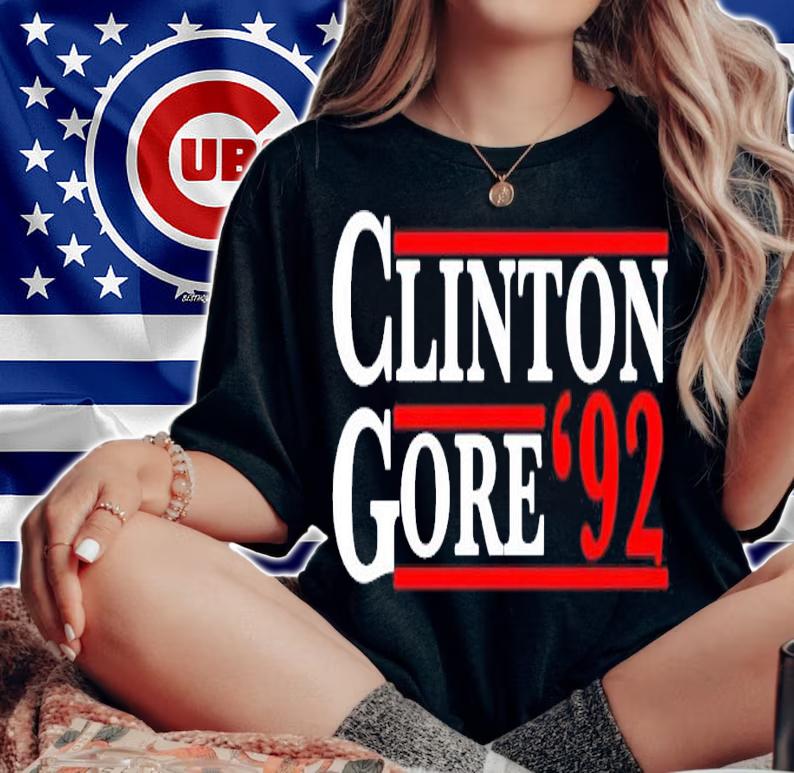 Clinton gore'92 shirt woman shirt