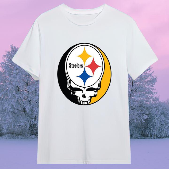 Pittsburgh Steelers Grateful Dead Steal Your Face T-Shirt - Limited Edition