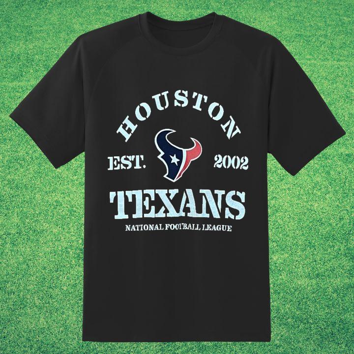 Houston Texans Est. 2002 Nation Football League T-Shirt - Shop Now
