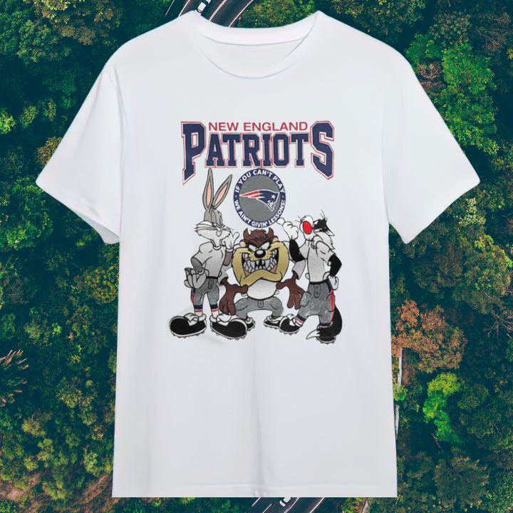 Official Looney Tunes New England Patriots We Ain't Giving Lessons T-Shirt