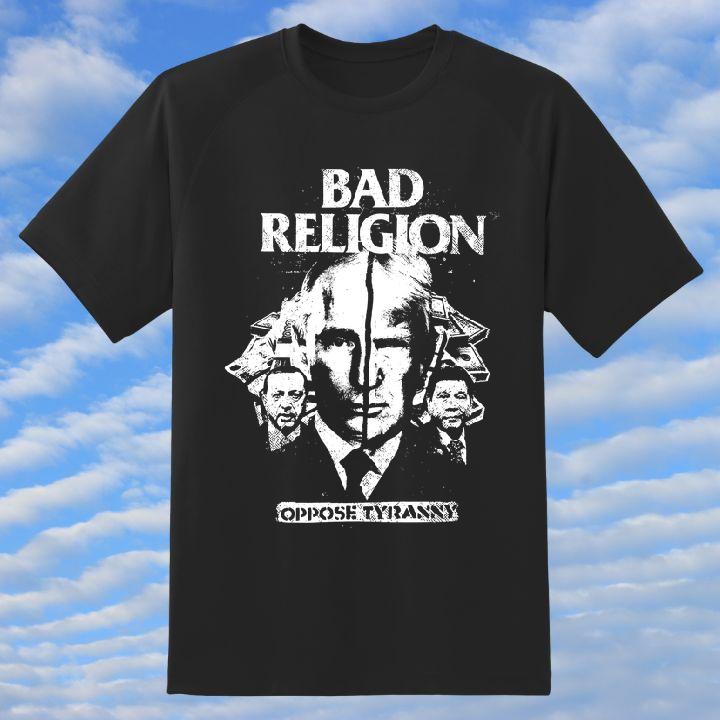 Donald Trump & Putin Bad Religion Shirt: Stand Against Tyranny!