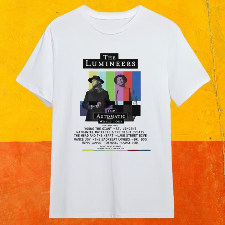 The Lumineers - The Automatic World Tour 2025 T-Shirt