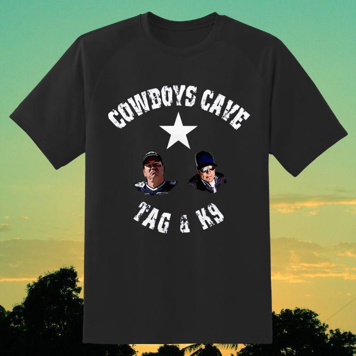 Dallas Cowboys Cave Adult Tag And K9 T-Shirt