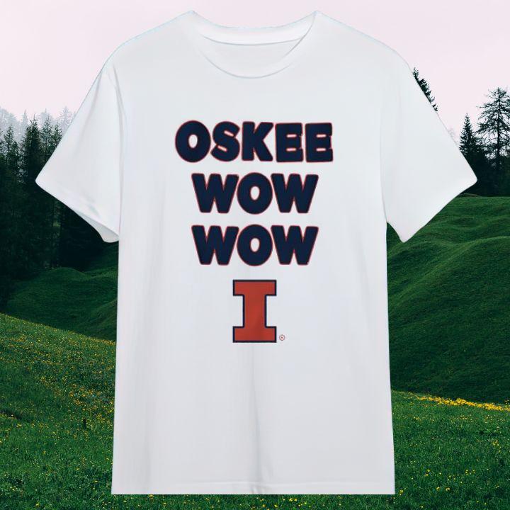University Of Illinois Fighting Illini Song Oskee Wow-Wow T-Shirt