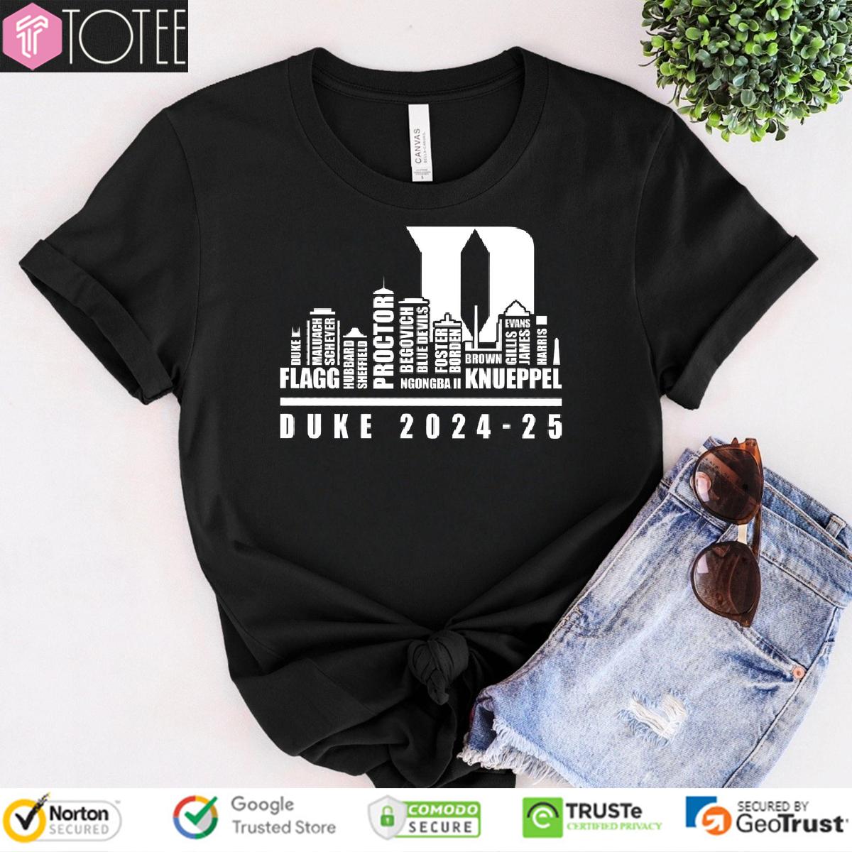 Skyline Duke Blue Devils 2024 2025 Player Names Shirt