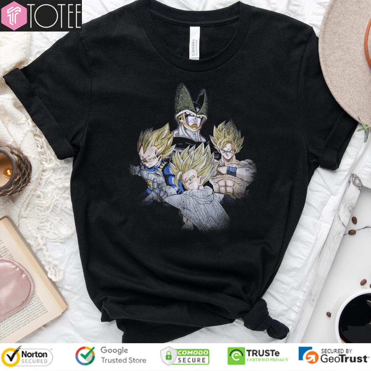 Dragon Ball Z Goku Cell Vegeta Gohan Parody Bohemian Rhapsody T-Shirt