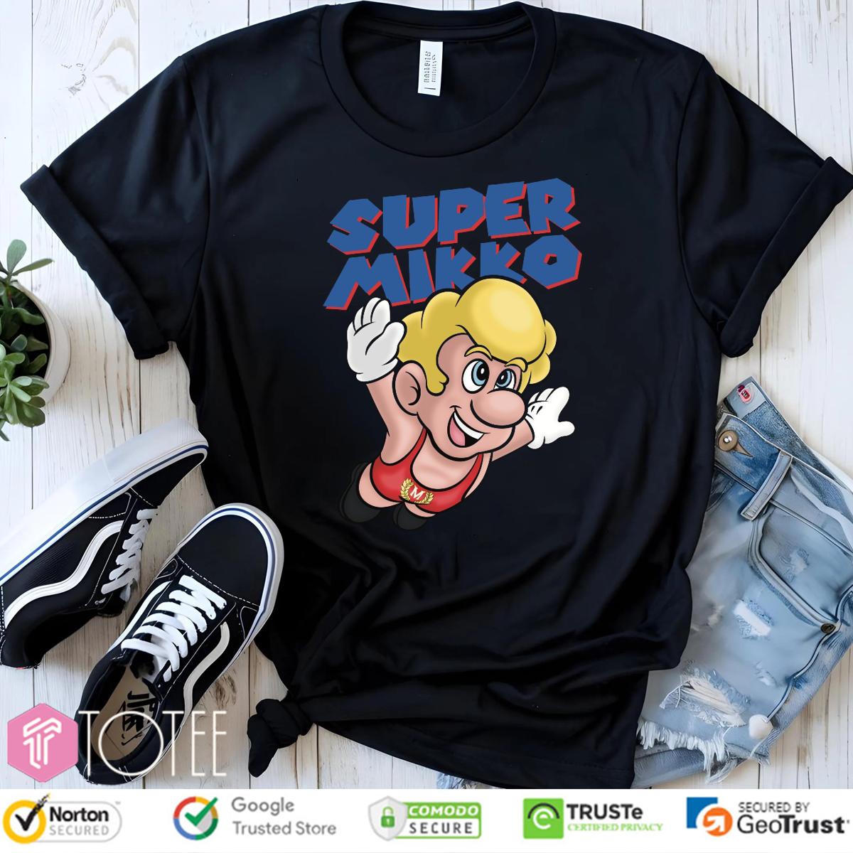 Super Mikko Parody Mikko Maestro Super Mario Bros T-Shirt